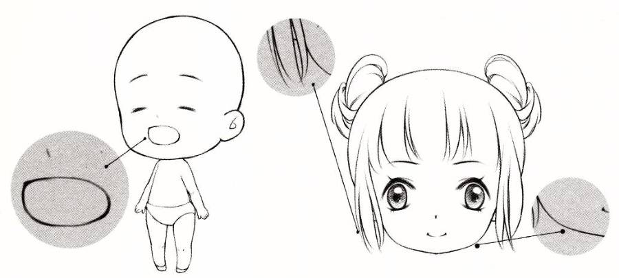 How to draw manga, Basic guide to drawing cute chibis - _18.jpg