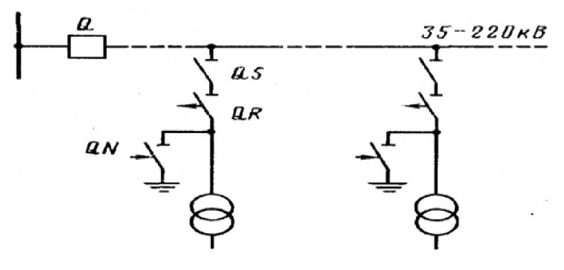 Типовые электрические схемы распределительных устройств электростанций и подстанций. Характеристики. Применение. Оперативные переключения - _1.jpg