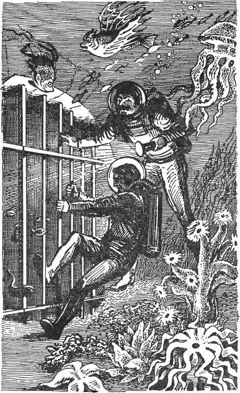 Человек-амфибия. Голова профессора Доуэля. Остров погибших кораблей(Научно-фантастические романы) - i_007.jpg