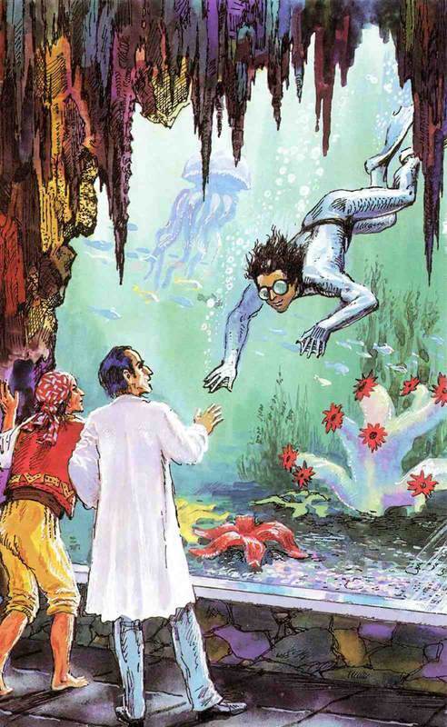 Человек-амфибия. Голова профессора Доуэля. Остров погибших кораблей(Научно-фантастические романы) - i_009.jpg