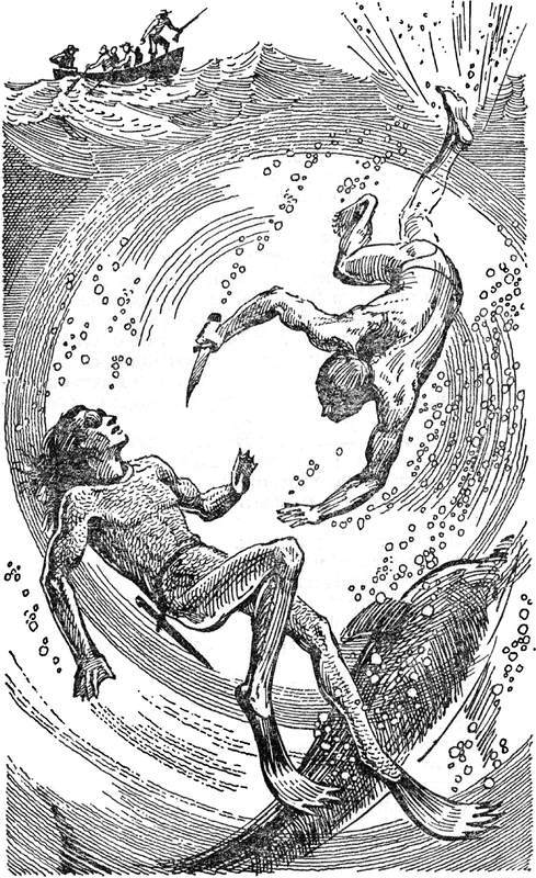 Человек-амфибия. Голова профессора Доуэля. Остров погибших кораблей(Научно-фантастические романы) - i_010.jpg