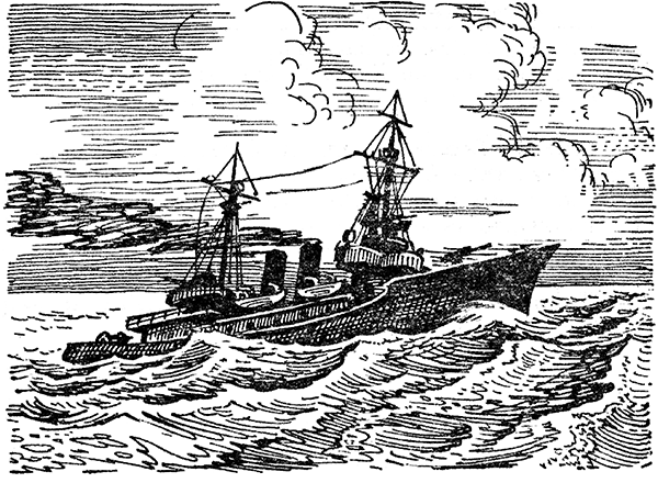 Человек-амфибия. Голова профессора Доуэля. Остров погибших кораблей(Научно-фантастические романы) - i_039.png