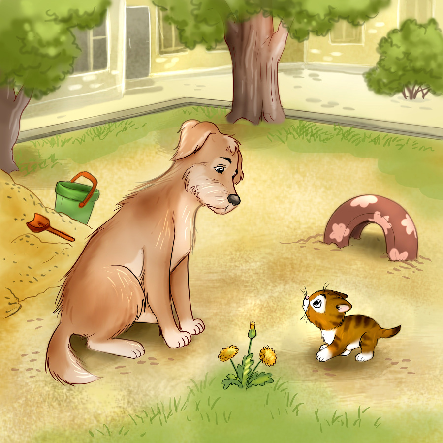 Приключения котёнка Сёмы и его друга пса Грома - _0.jpg