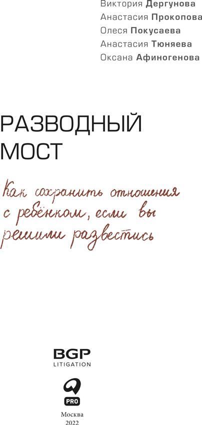 Разводный мост. Как сохранить отношения с ребенком, если вы решили развестись - i_001.jpg