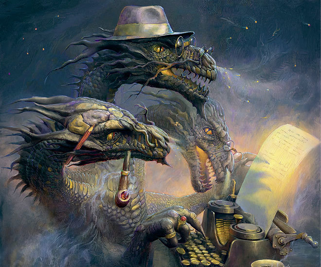 Книга драконов. Гигантские змеи, стражи сокровищ и огнедышащие ящеры в легендах со всего света - i_003.jpg