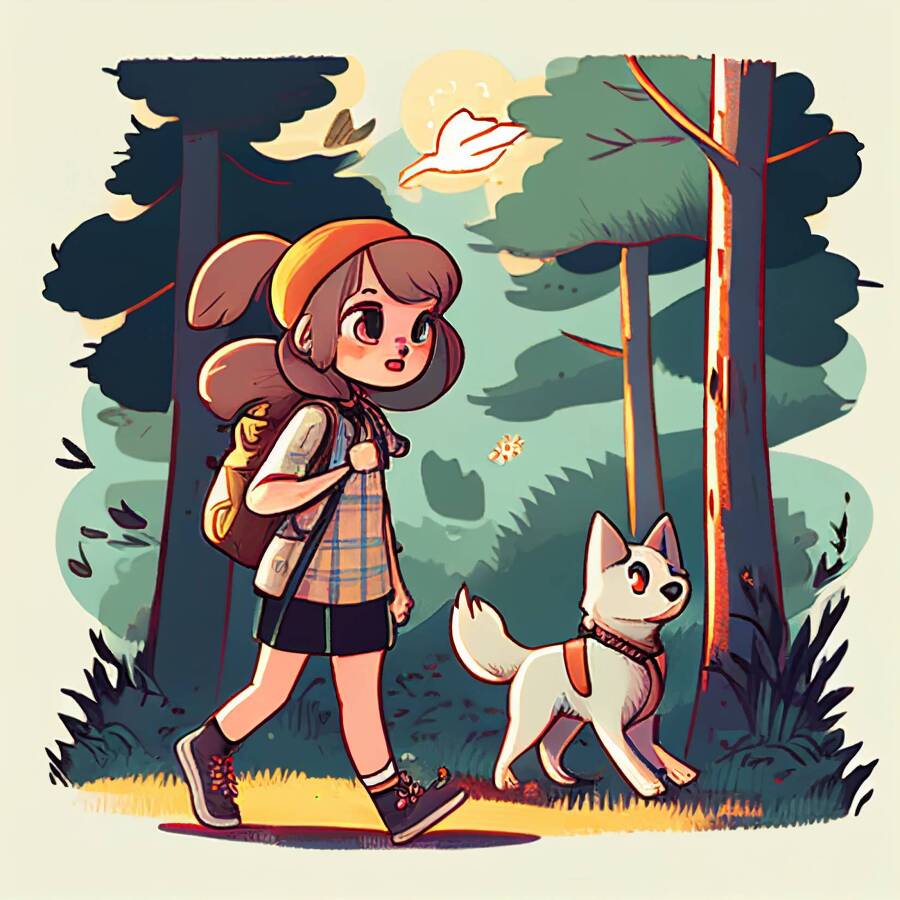 Анна и Лайка – один день в лесу - _1.jpg