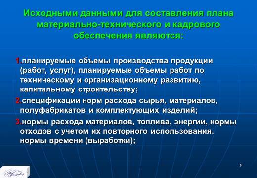 «Планирование ресурсного обеспечения» лекция в слайдах с тестами - _3.jpg