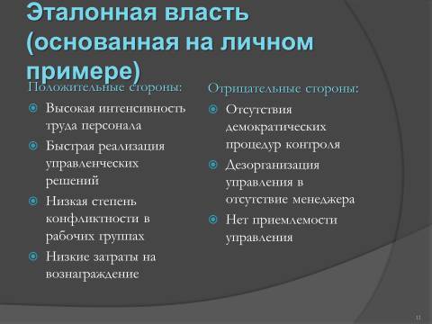 Власть, лидерство и руководство. Лекция в слайдах, тестах и ответах - _11.jpg