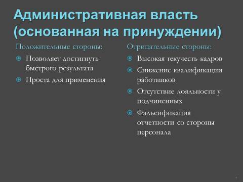 Власть, лидерство и руководство. Лекция в слайдах, тестах и ответах - _7.jpg