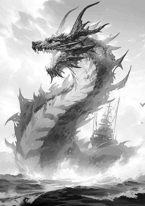 Драконы могучие и прекрасные. Легендарные ящеры. Огнедышащие, ледяные, водяные драконы в гороскопах, сказаниях и мифах - i_003.jpg