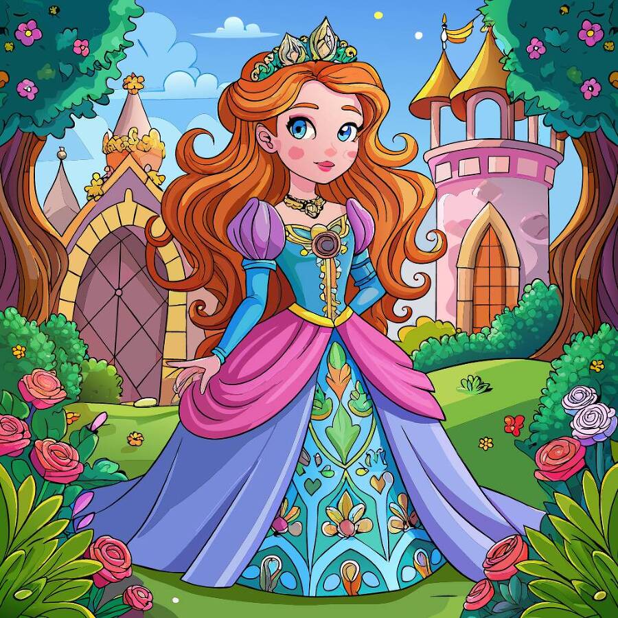Сказочная книга-раскраска Назови принцессу 2 - _12.jpg