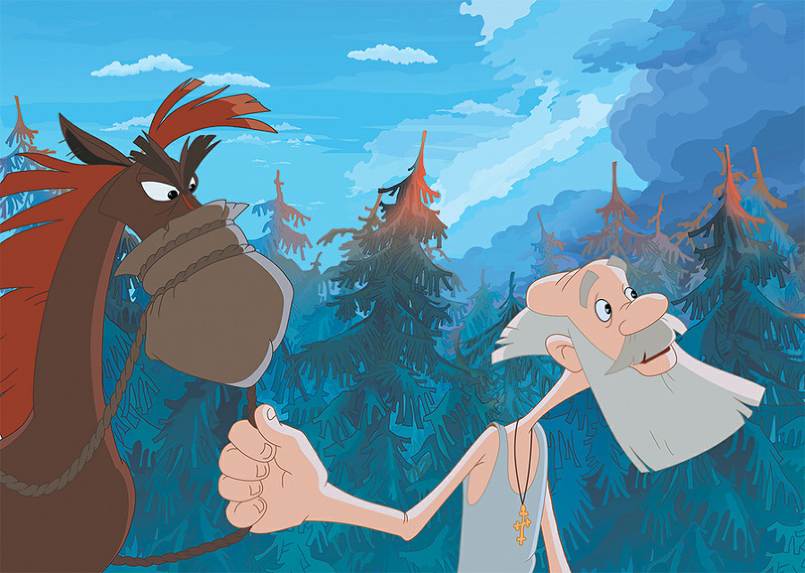 Три богатыря. Алёша Попович и Тугарин Змей - i_013.jpg