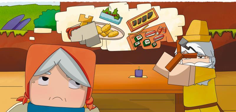 Сказка о рыбаке и золотой треске. Любимые сказки в стиле Майнкрафт - i_008.jpg