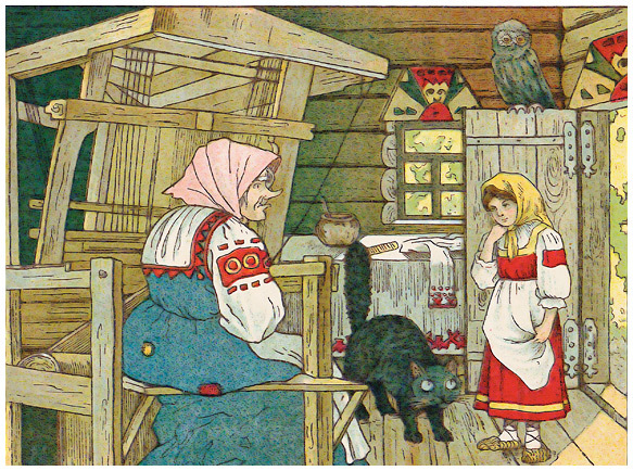 Веретено Бабы Яги. Большуха над ведьмами, святочные гадания, ритуальные побои и женская инициация в русских сказках - i_007.jpg