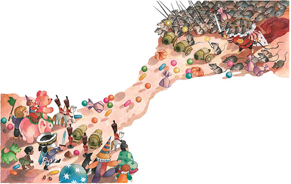 Комплект книг: «Щелкунчик и Мышиный король», «Снежная королева», «Синяя птица» - i_026.jpg