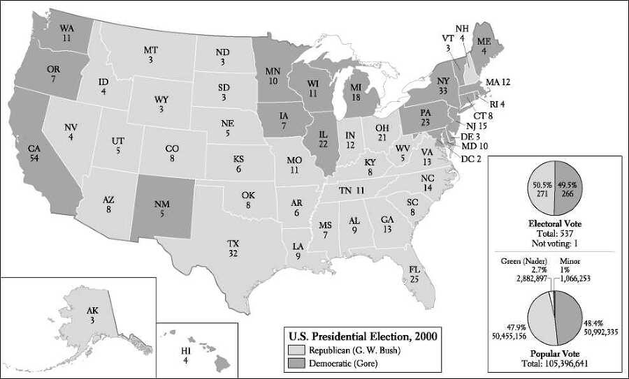 Беспокойный великан. Соединенные Штаты от Уотергейта до Буша против Гора (ЛП) - i_005.jpg