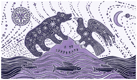 Мифы коми. От Пармы и небесной охоты до лесной колдуньи Ёмы и подземной чуди - i_006.jpg