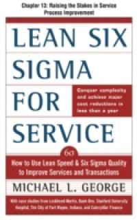 Lean Six Sigma for Service, Chapter 13