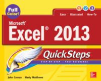 Microsoft Excel 2013 QuickSteps