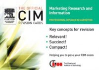 CIM Revision Cards 05/06: Marketing Research and Information