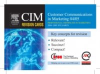 CIM Revision Cards: Customer Communications in Marketing 04/05
