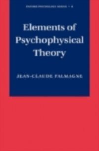 Elements of Psychophysical Theory