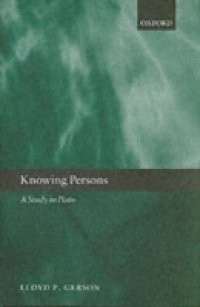 Knowing Persons: A Study in Plato