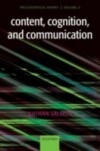 Content, Cognition, and Communication: Philosophical Papers II