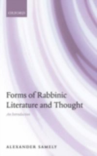 Forms of Rabbinic Literature and Thought: An Introduction