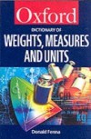 Dictionary of Weights, Measures, and Units