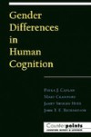 Gender Differences in Human Cognition