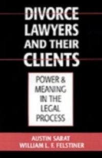 Divorce Lawyers and Their Clients: Power and Meaning in the Legal Process