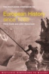 Routledge Companion to Modern European History since 1763