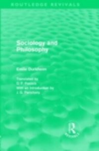 Sociology and Philosophy (Routledge Revivals)