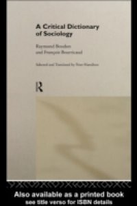 Critical Dictionary of Sociology