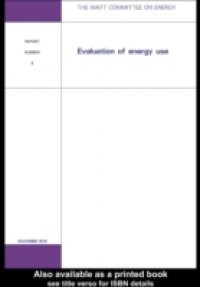 Evaluation of Energy Use