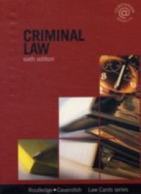 Criminal Lawcards 6/e