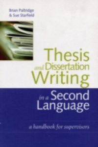 Thesis and Dissertation Writing in a Second Language