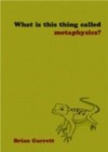 What is this thing called Metaphysics?