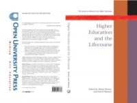 Higher Education And The Lifecourse