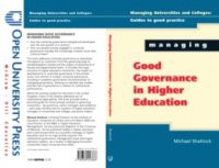 Managing Good Governance In Higher Education