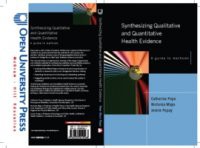 Synthesising Qualitative And Quantitative Health Evidence