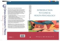 Introduction To Clinical Health Psychology