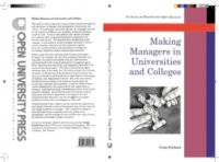 Making Managers In Universities And Colleges