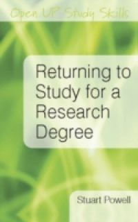 Returning To Study For A Research Degree