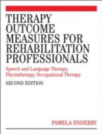 Therapy Outcome Measures for Rehabilitation Professionals