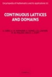 Continuous Lattices and Domains