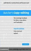Butcher's Copy-editing