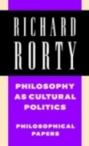Philosophy as Cultural Politics: Volume 4