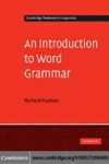 Introduction to Word Grammar
